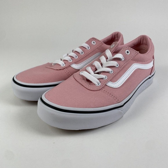 Vans Ward‎ Canvas Sneakers Powder Pink Youth Size 6 Brand New - Picture 5 of 16